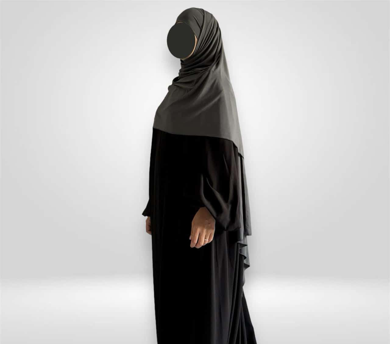 Lot De 3 Hijabs à Enfiler Avec Bonnet Intégré – Jersey Premium, Doux, Extensible, Taille Unique
